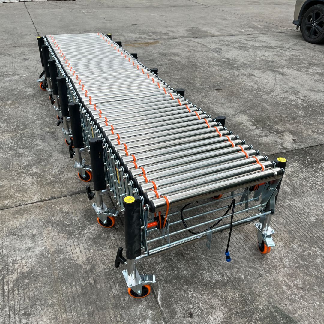 O-belt roller conveyors for handling flowers