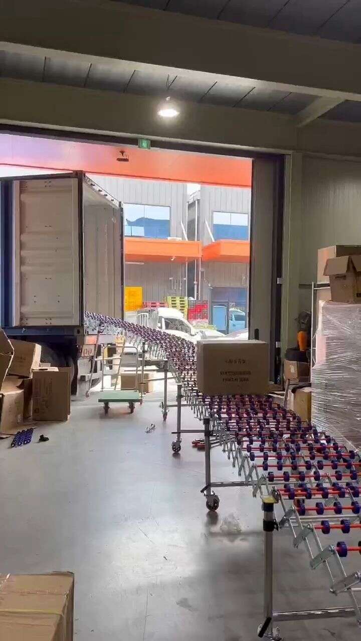Gravity Skate Wheel Conveyor peak-season unloading line: rapid deployment and compact storage